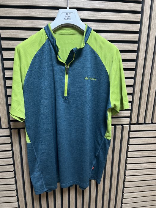 VAUDE - Tamaro 1/4 Zip Tee -  размер ХЛ 6% Вълна / Оригинал