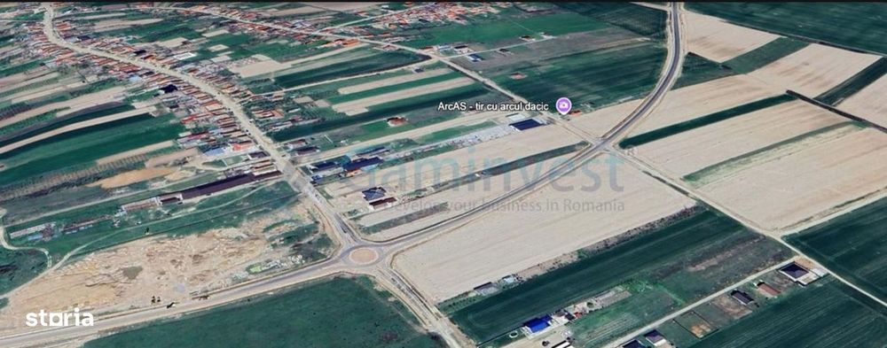 Teren de inchiriat Cheriu, 50 m de Inelul Metropolitan Gaminvest A2709
