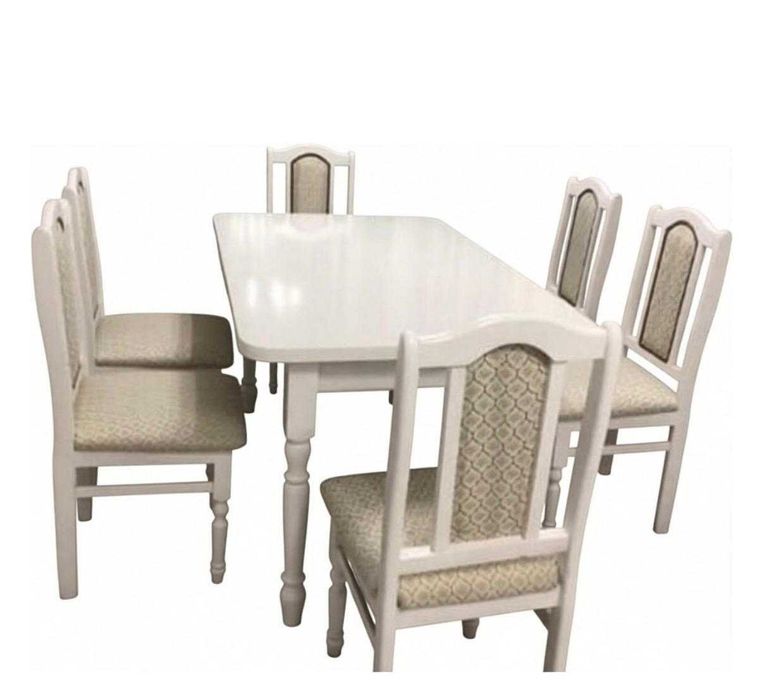 Кухонный деревянный стол с стулями 6 шт. Состояние отл. разм  150х90
