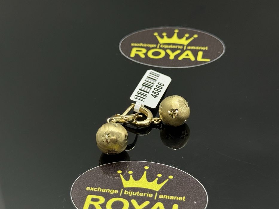 Bijuteria ROYAL : Cercei AUR 14K / 3.88 GR