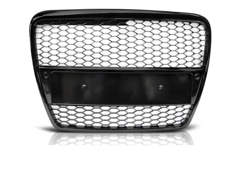 Grila Centrala Audi A6 C6 RS Design 2004-2008 Suport Emblema
