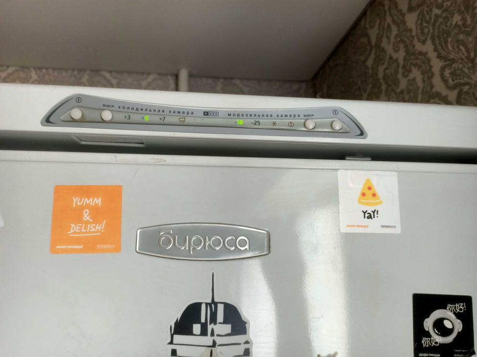 Холодильник двухкамерный,два мотора.