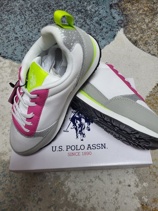 Sneakers U.S. Polo Assn, nr. 34 + cadou adidasi skechers 34