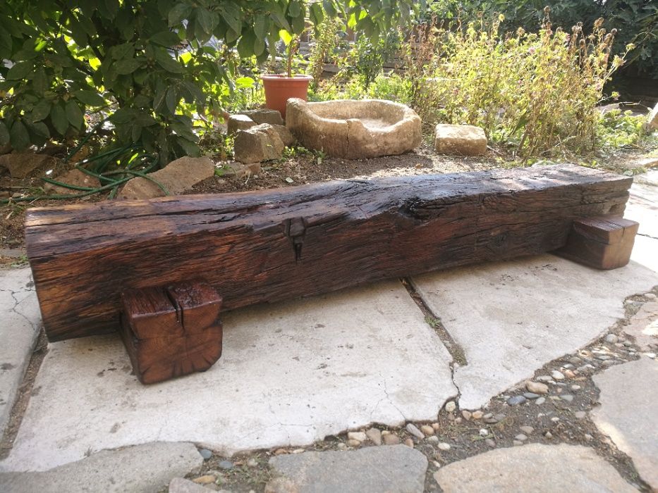 Banca Veche Stejar periat Rustic!