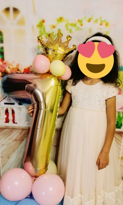 Rochie mireasa 5-7 ani