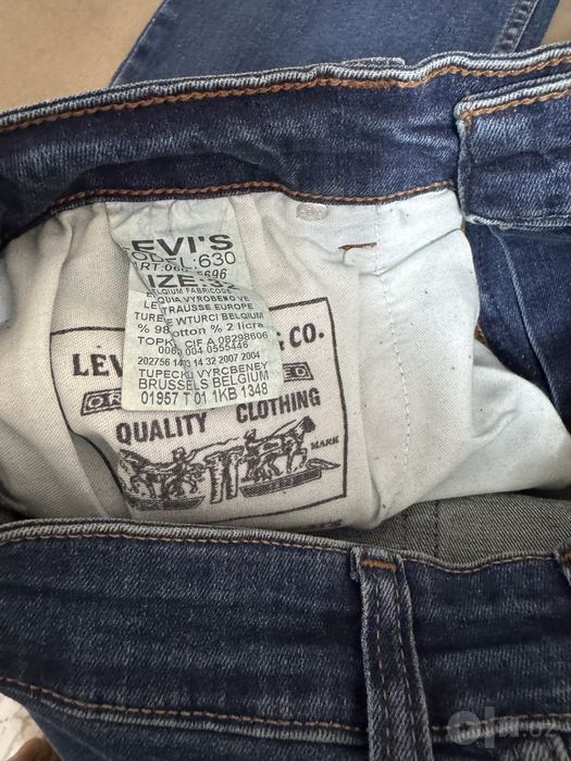 Оригинал мужские джинсы Levis 630 size 32/34 Belgium Evrope