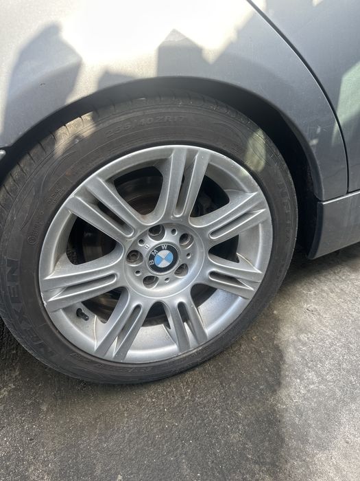 Jante BMW E90 e91 e92 m pachet 5x120 17” anvelope de vara doua latimi