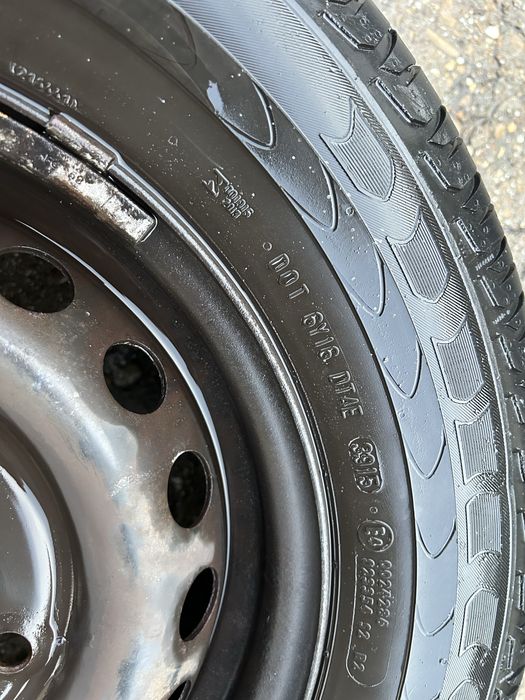 5x160 15 6,5j ET 44 оргинални за fort tranzit със летни гуми