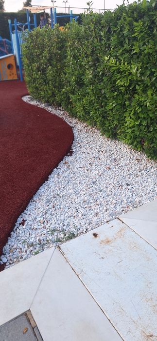 Доставка Бял декоративен камък-тип чакъл Уникален