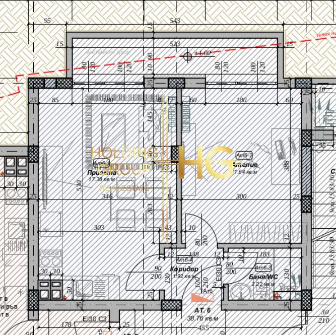 Продава се Двустаен апартамент в Варна, м-т Пчелина - 51 кв.м за 1130 €/кв.м - Снимка #3