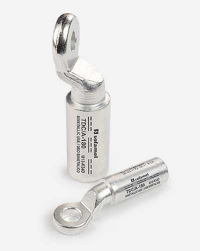 Биметална кабелна обувка, биметални кабелни обувки, различни размери