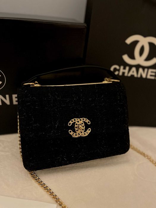 Geantă/Poșeta Chanel Tweed 20x13x5