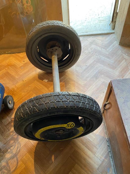 котел для дома  и колеса  новый