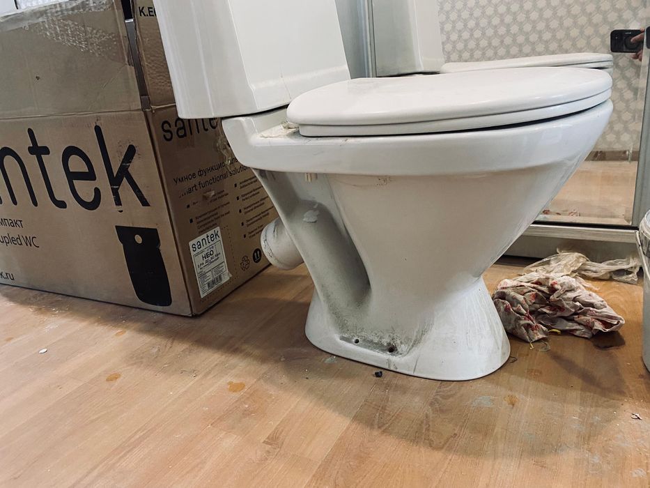 Унитаз в хорошем состоянии