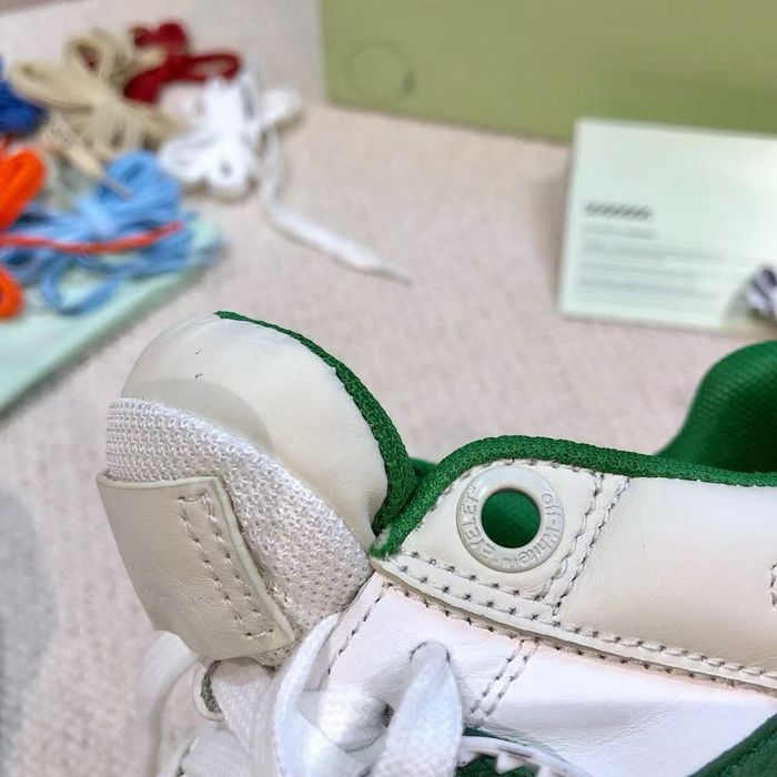 Off-White Green Out Of Office Low Sneakers Poze Reale
