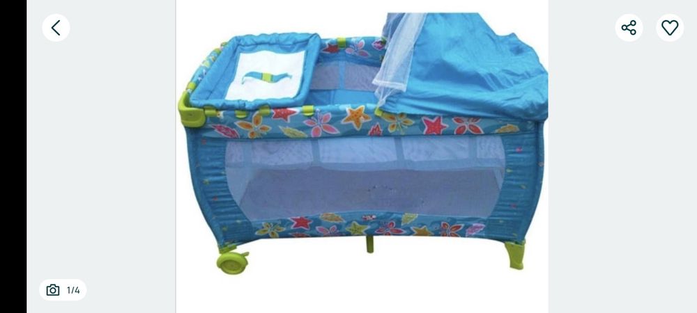 Patut copil culoare albastru stare foarte buna