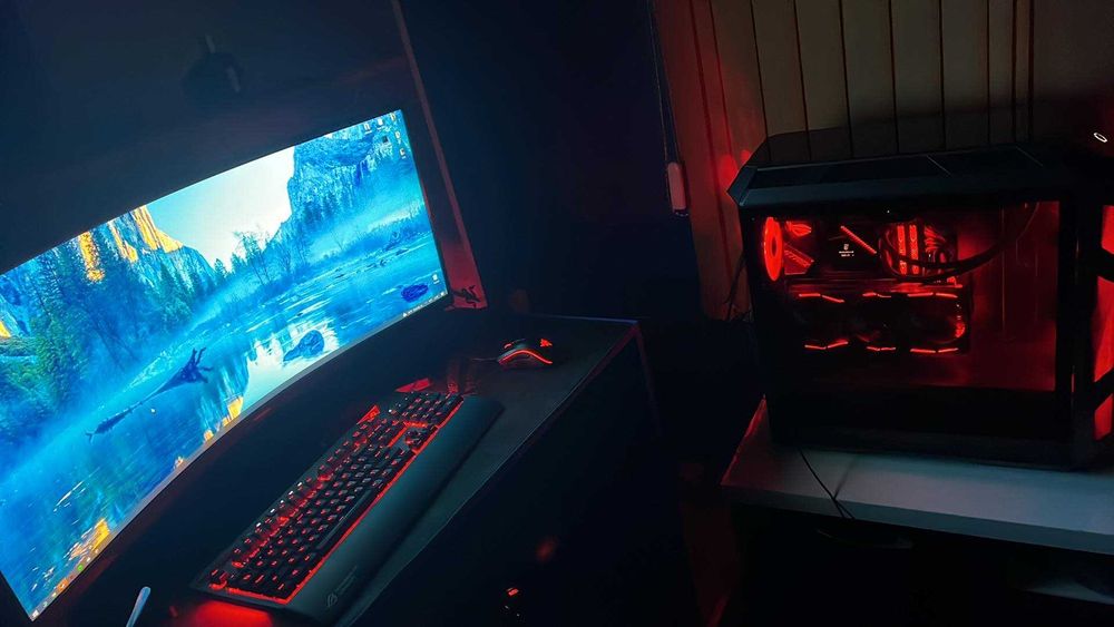 asus GAMING PC / гейминг компютър / 5800X3D