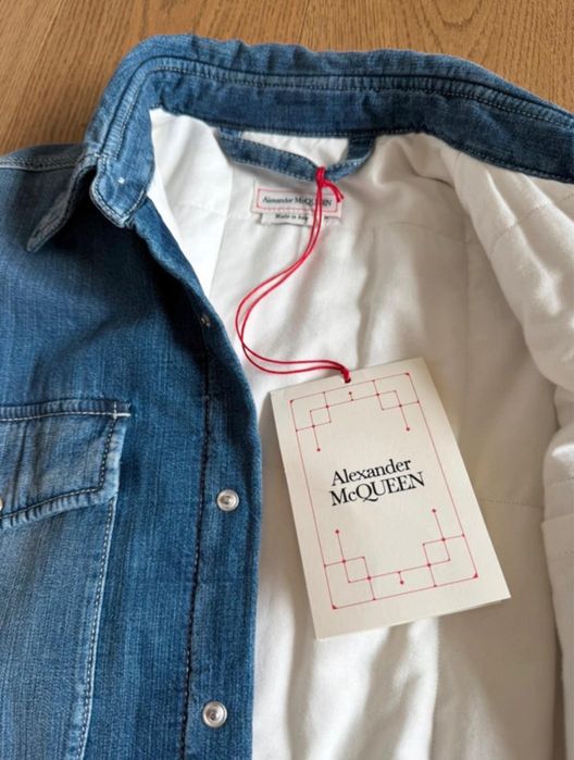 Geaca denim groasa Alexander McQueen