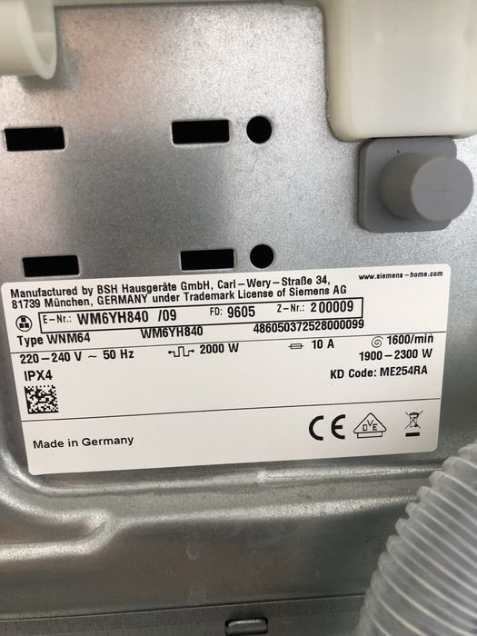 Пералня Siemens IQ 800 I-Dos