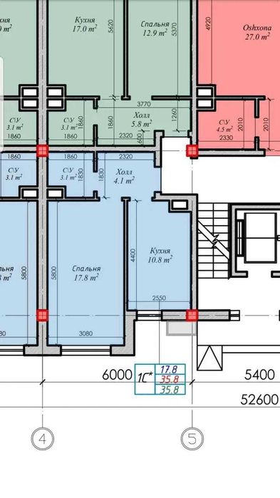 Мирзо Улугбек Экобазар 1 ком 36м2;