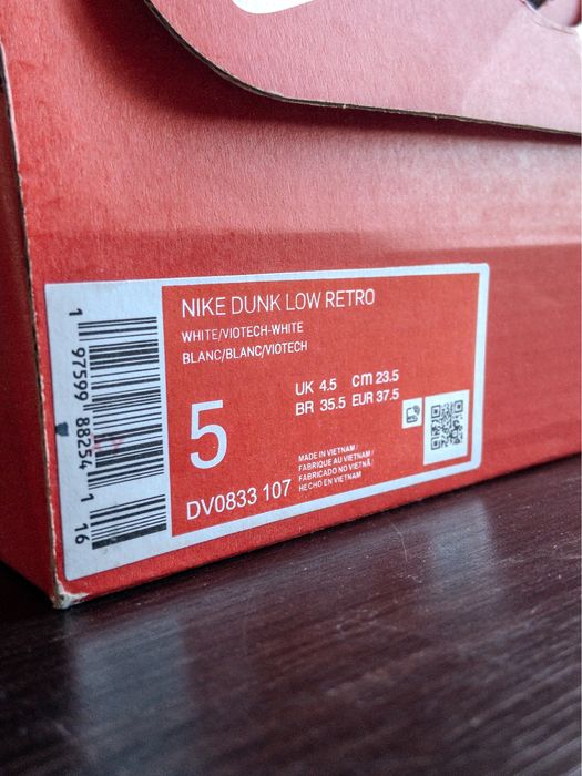 Nike Dunk Low Purple 37,5 si 38