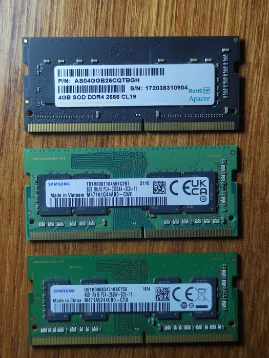 ОЗУ Оперативная память и SSD m2 NVME