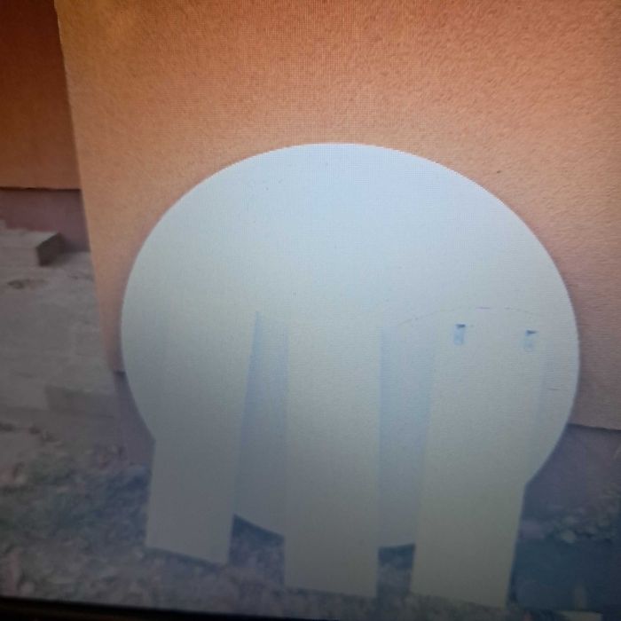 Măsuță de pal circulară