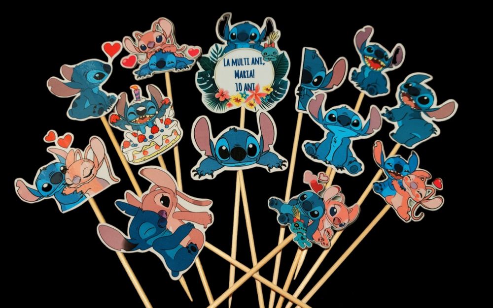 Topper cake/tort/briosa/disney/ghirlanda nume