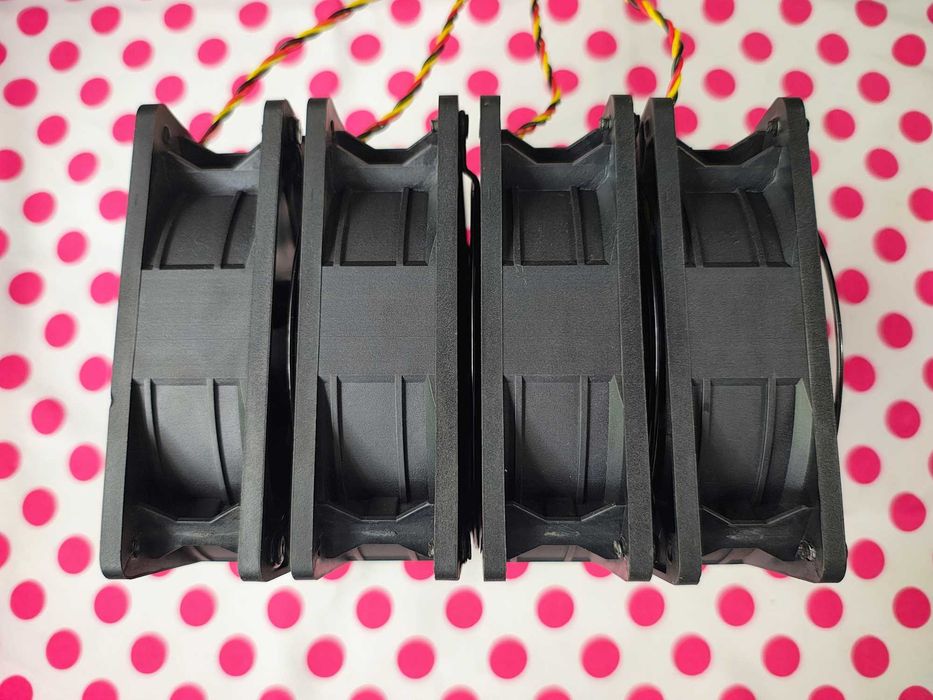 4 x Ventilator Surma industrial/server de mare presiune și debit de aer, 120 mm