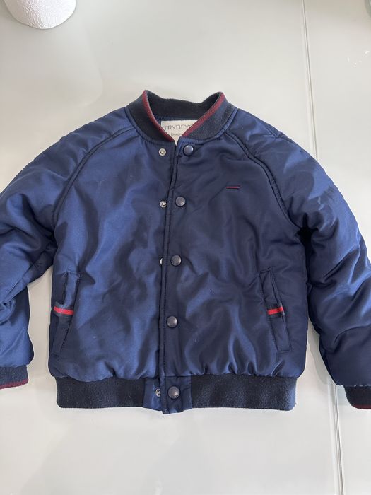 Детский утепленный бомбер