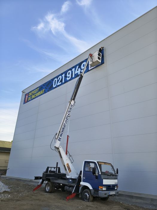 Inchiriez Nacela Prb Nissan Platforma aeriana, lucru la înălțime, Toaletare copaci, fotovoltaice, acoperișe, ac