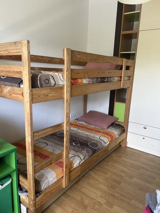 ПРОДАВАМ – Двуетажно легло MYDAL (IKEA) – ПЪЛЕН КОМПЛЕКТ | 200 €