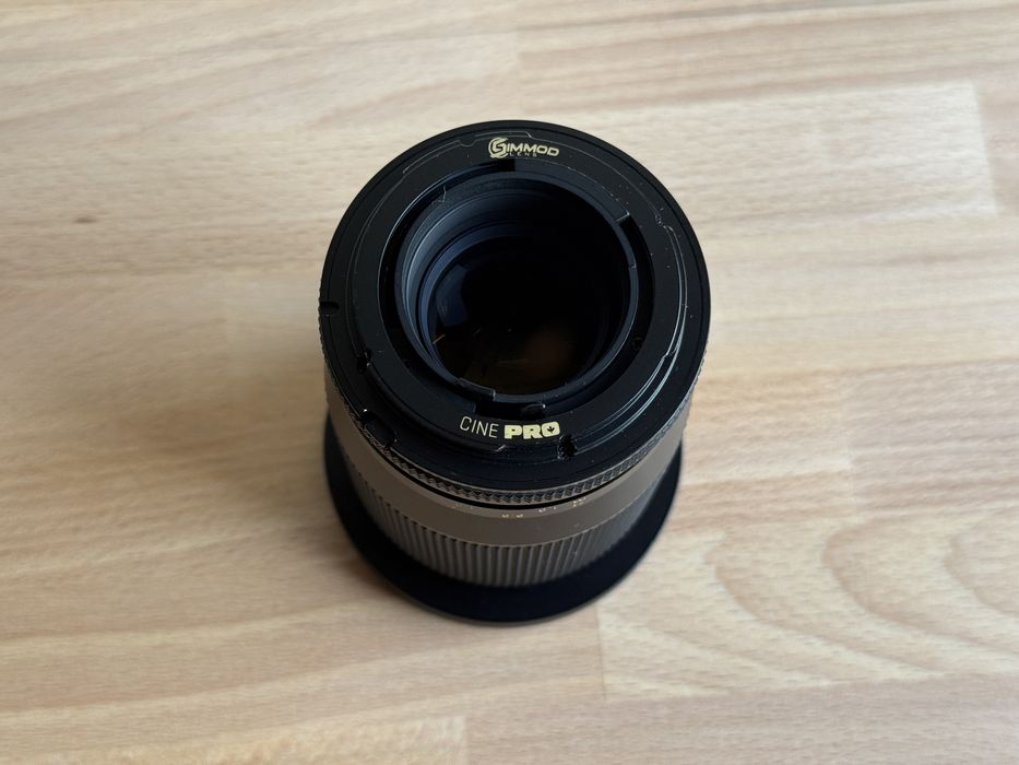 Contax 135mm f2.8 MMJ Carl Zeiss montura Canon EF Simmod obiectiv vintage foto video