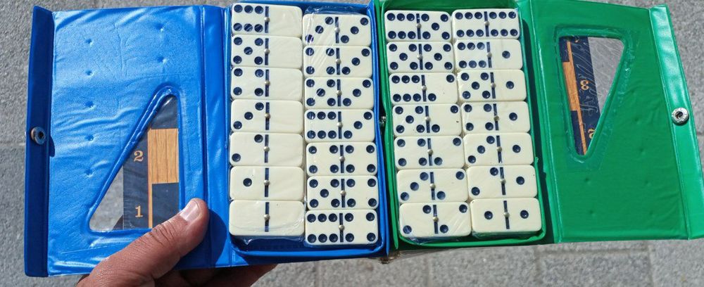 DOMINO DAMINO ДАМИНО Игра домино фигурки домино 28 штук с д