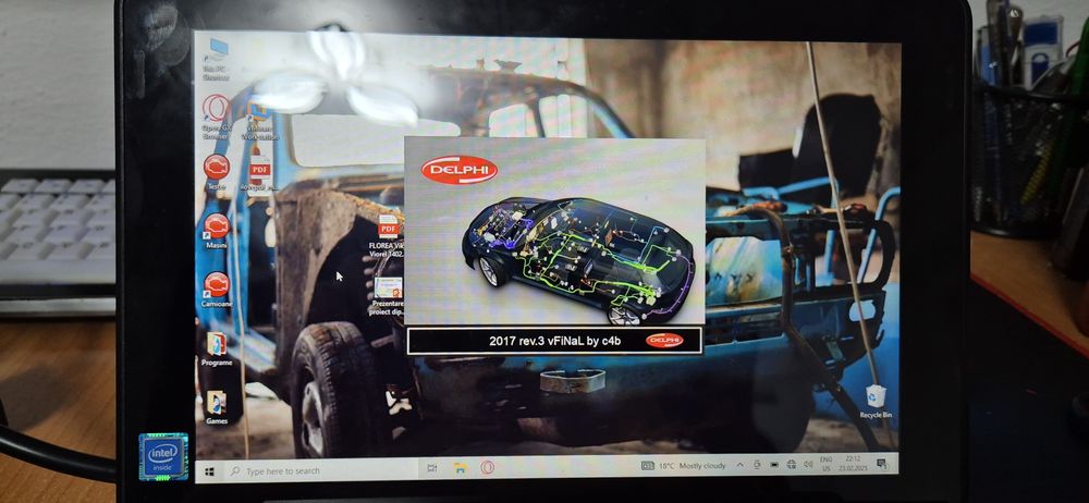Vand tester auto multimarca Delphi + laptop Acer 2 in 1 (touchscreen)