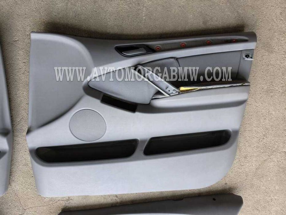 Сив кожен салон БМВ Х5 Е53 BMW X5 E53