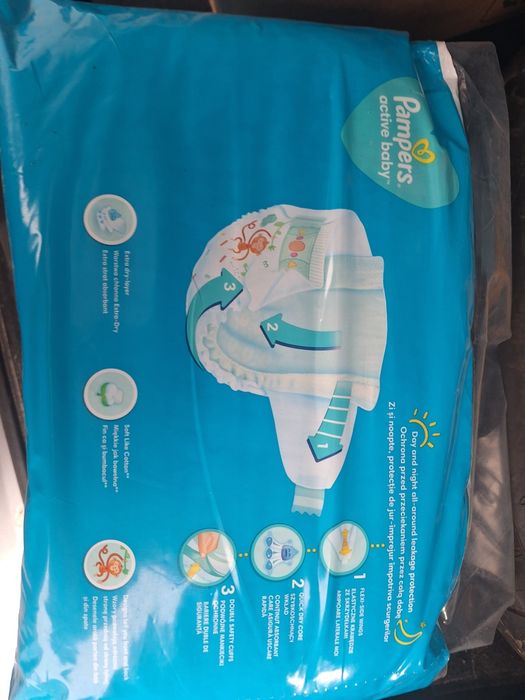 Пелени Active Baby 3 (6-10 кг), 90 бр.