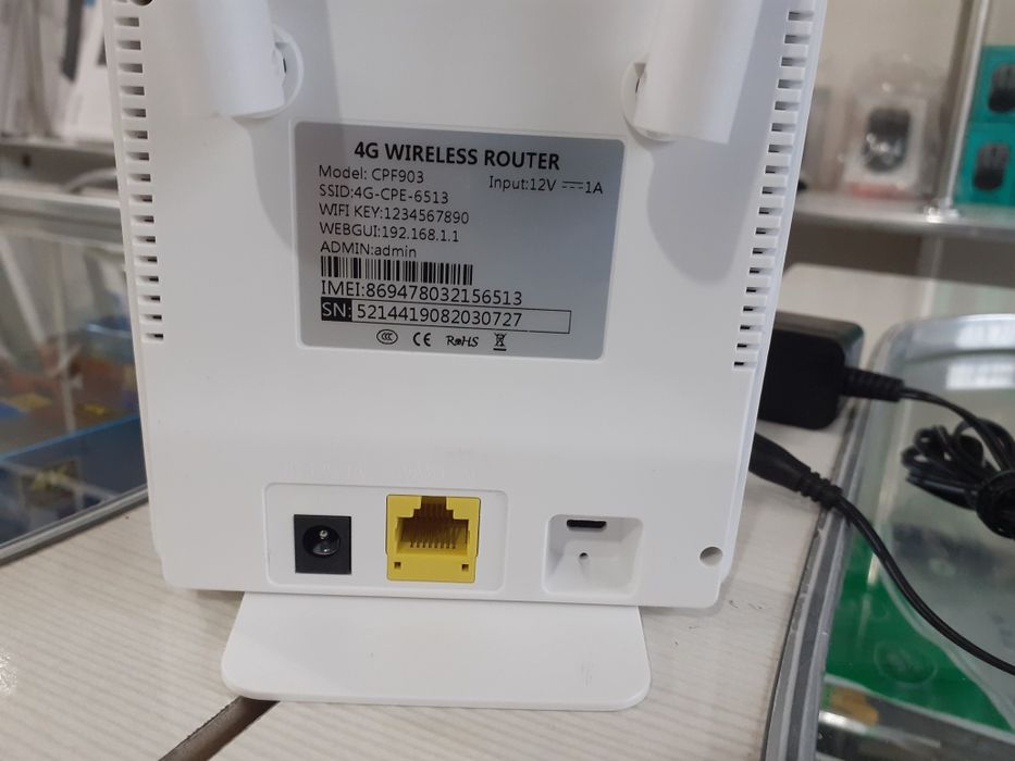 4G Sim Kart Wi-Fi Router