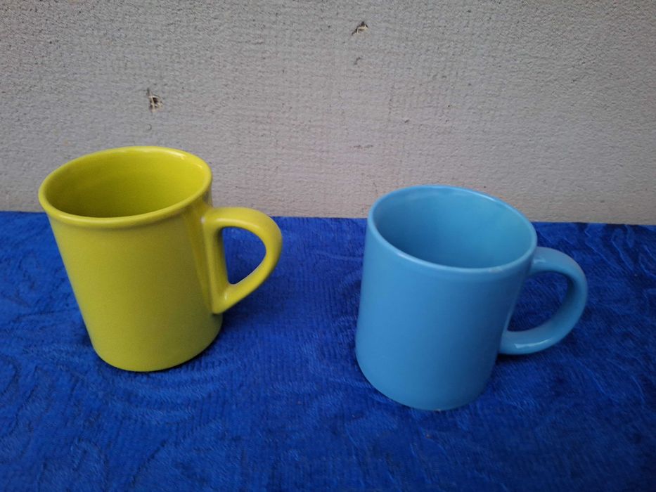 Lime, set 2 cani cesti cafea si ceai de portelan, 250 ml