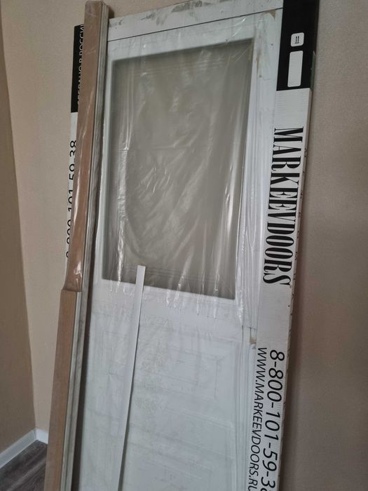 Дверь межкомнатная остекление с коробкой в комплект