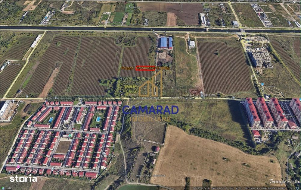 Teren intravilan 2.375 mp - SPLAIUL UNIRII - Popesti-Leordeni