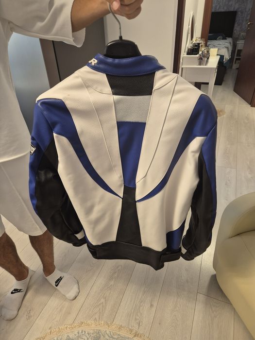 Geaca moto piele