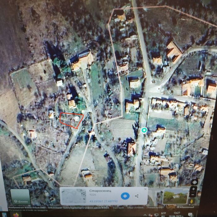 Продава се Парцел в с. Староселец, Област Варна - 643 кв.м за 23 €/кв.м - Снимка #8