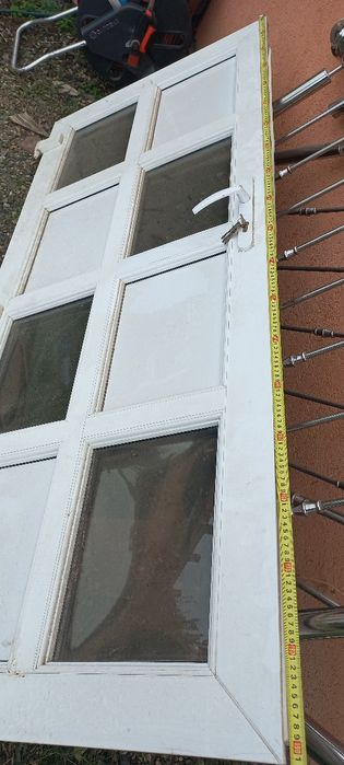 Ușă termopan cu sticlă bombată, fără toc!