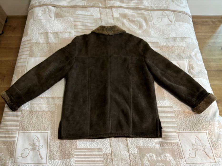 Мъжко палто от овча кожа