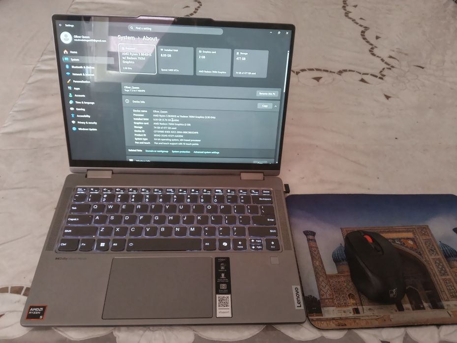 Lenova yoga noutbook