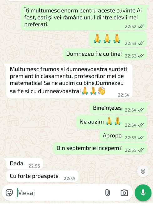 Meditații Matematica Evaluare Nationala si  Bacalaureat M1 -M2