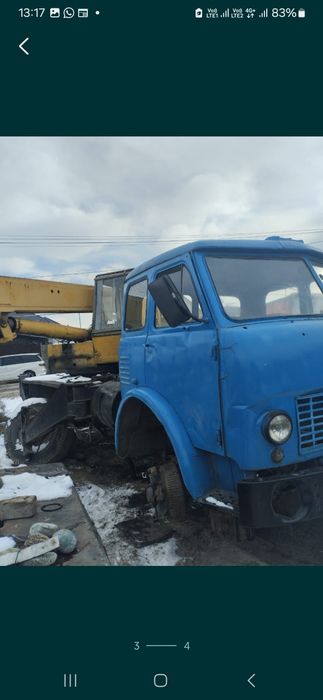 Автокран Маз запчасти разбор