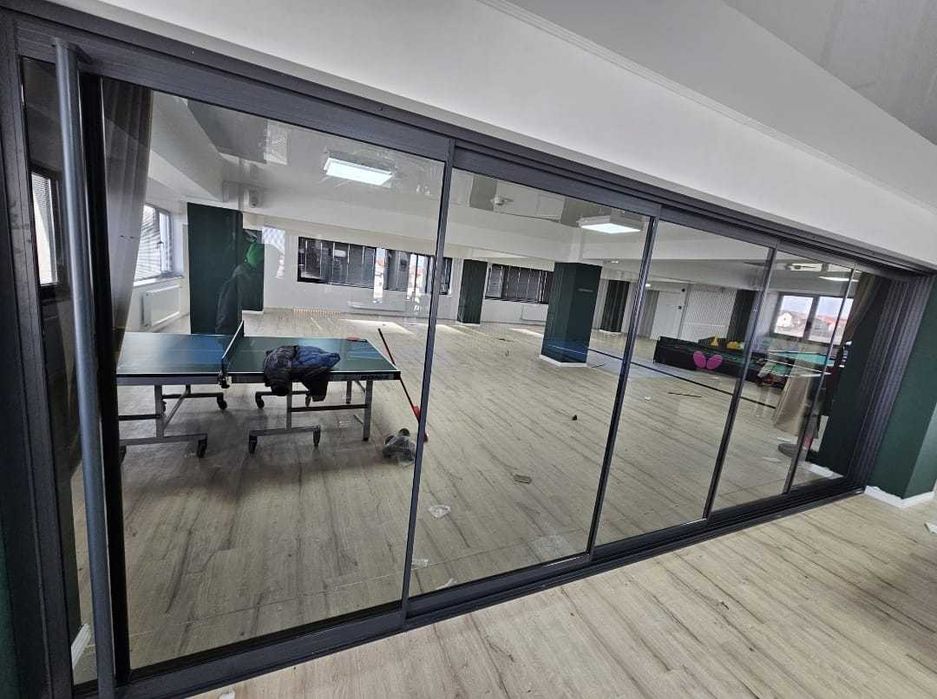 Inchidere Balcone , Terasa , Pergole retractabila cu LED, Bioclimatic Rolling Roof retractabila cu lamela alum., Wintergarden  Acoperis fix din sticla