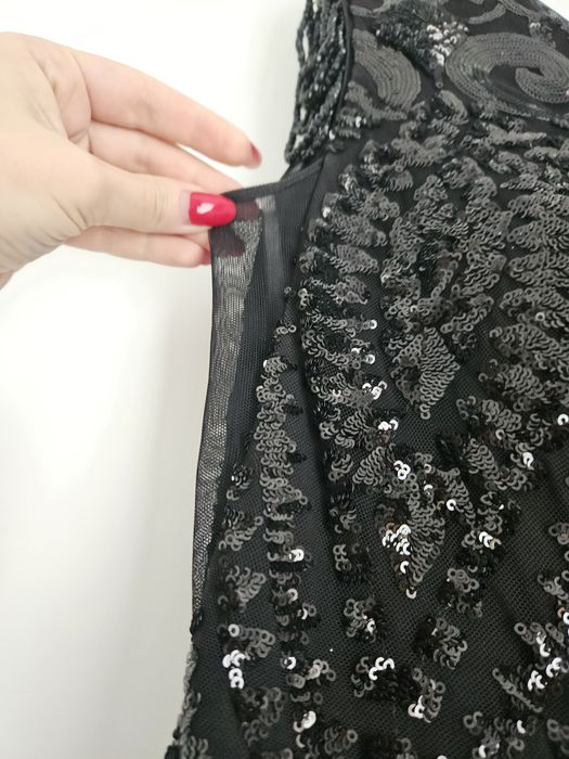 Rochie eleganta paiete eveniment nunta soacra marime 46